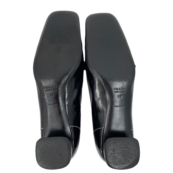 Y2K🖤PRADA- 1990’s Patent Leather Prada Loafers - Picture 7 of 10